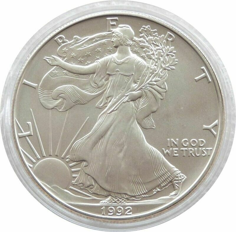 1992 American Eagle $1 Silver 1oz Coin