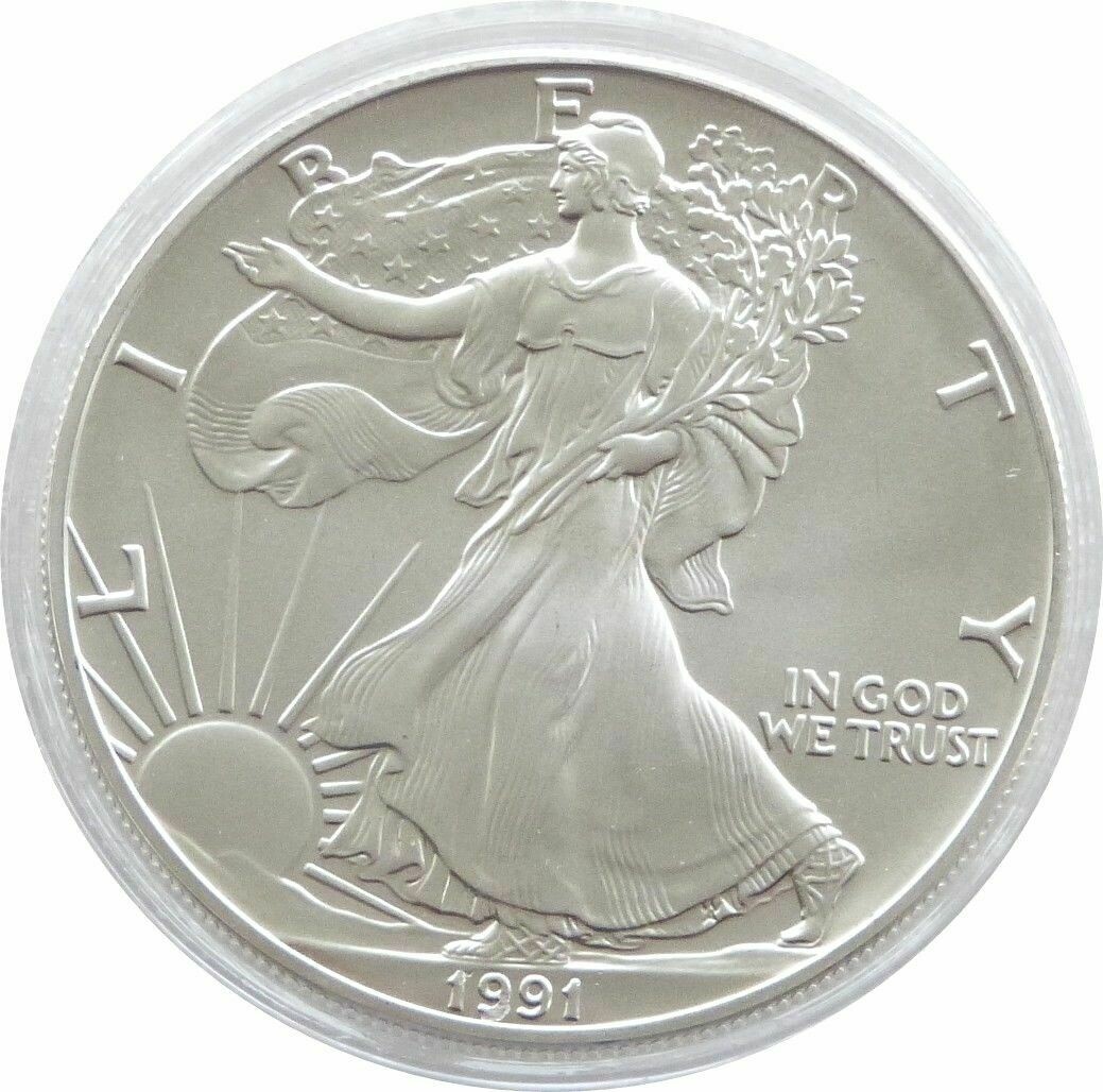 1991 American Eagle $1 Silver 1oz Coin