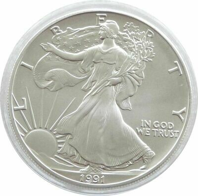 1991 American Eagle $1 Silver 1oz Coin