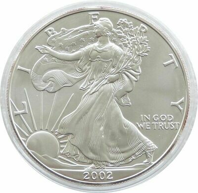 2002 American Eagle $1 Silver 1oz Coin