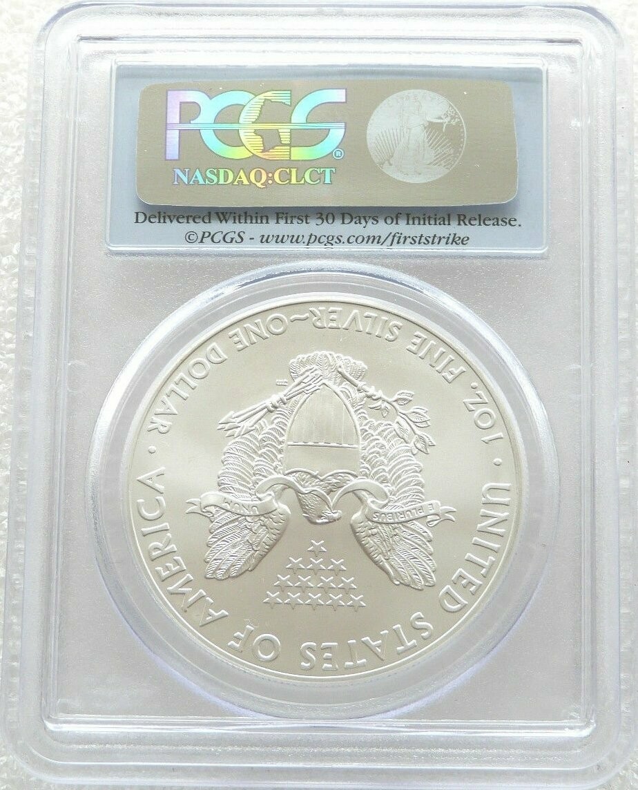 2014-S American Eagle $1 Silver 1oz Coin PCGS MS69 First Strike
