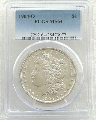 1904-O American Morgan $1 Silver Coin PCGS MS64 New Orleans