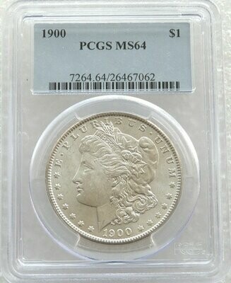 1900 American Morgan $1 Silver Coin PCGS MS64 Philadelphia