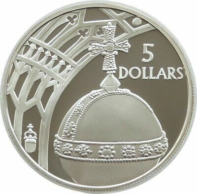 Details about   Solomon 2002 Diadem 5 Dollars Silver Coin,Proof
