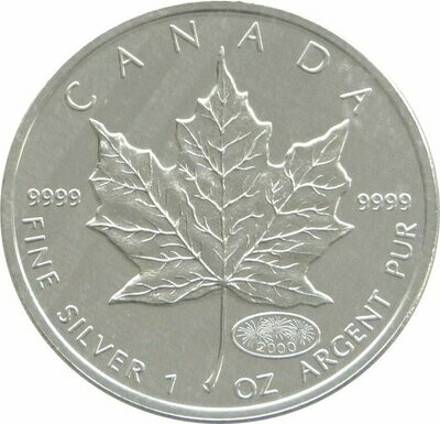 2000 Canada Maple Leaf Fireworks Privy $5 Silver 1oz Coin Sealed