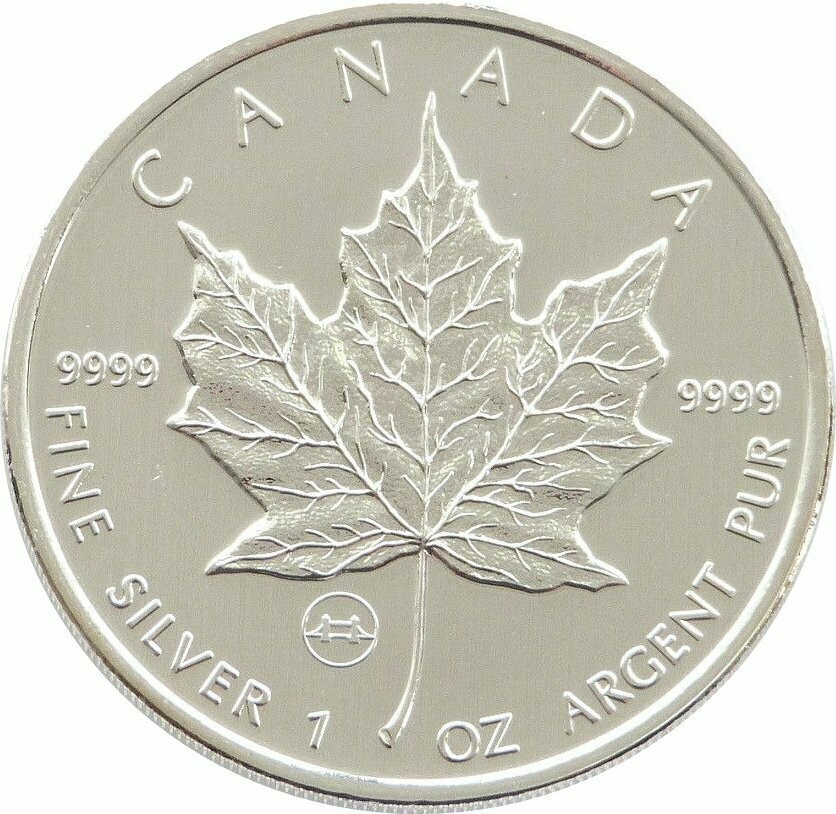 2009 Canada Maple Leaf London Bridge Privy $5 Silver 1oz Coin