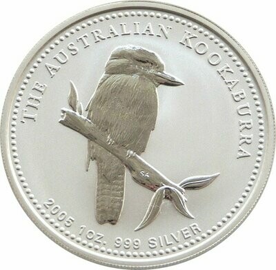 2005 Australia Kookaburra $1 Silver 1oz Coin