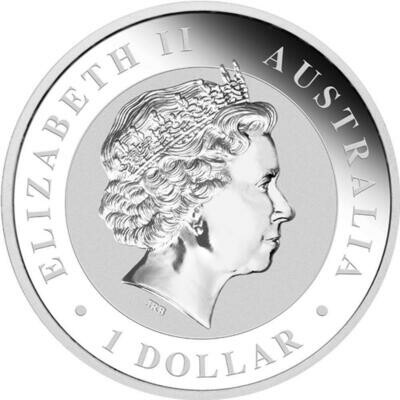 2012 Australia Outback Beijing Coin Expo Kangaroo $1 Silver 1oz Coin