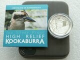 2014 Australia Kookaburra High Relief $1 Silver Proof 1oz Coin Box Coa