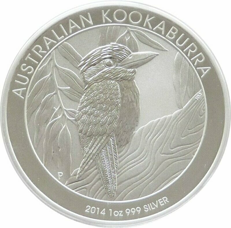 2014 Australia Kookaburra $1 Silver 1oz Coin