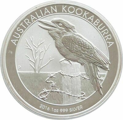 2016 Australia Kookaburra $1 Silver 1oz Coin
