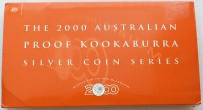 2000 Australia Kookaburra Silver Proof 4 Coin Set Box Coa - $30 Kilo down to 1oz