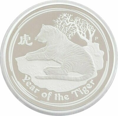 2010-P Australia Lunar Tiger $2 Silver Proof 2oz Coin