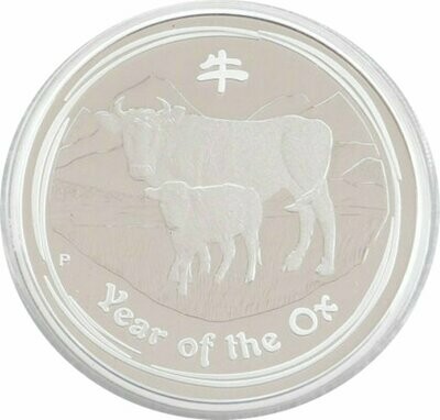 2009-P Australia Lunar Ox $2 Silver Proof 2oz Coin