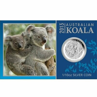 2013 Australia Koala 10c Silver 1/10oz Coin Pack