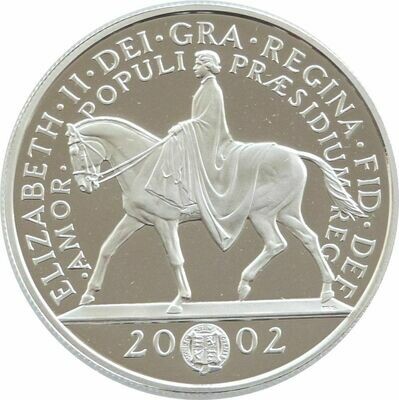 2002 Golden Jubilee £5 Silver Proof Coin