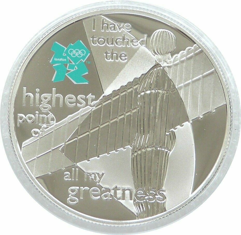 2009 London Olympic Games Angel of the North £5 Silver Proof Coin