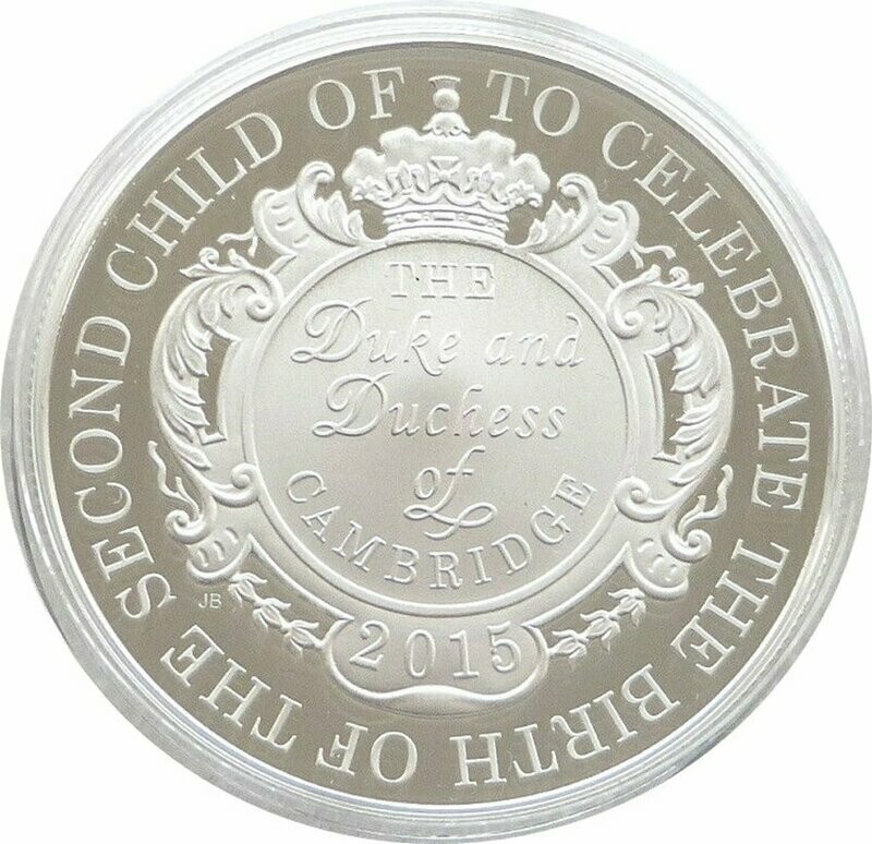 2015 Princess Charlotte Royal Birth £5 Silver Proof Coin Box Coa