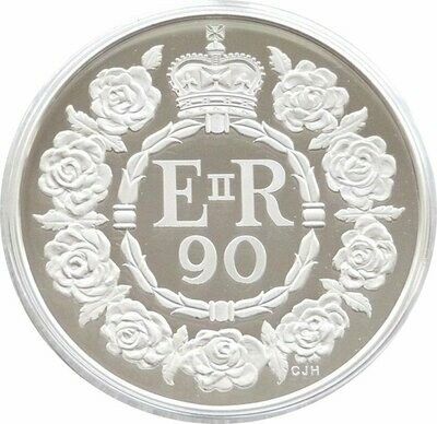 2016 Queens 90th Birthday £5 Silver Proof Coin Box Coa