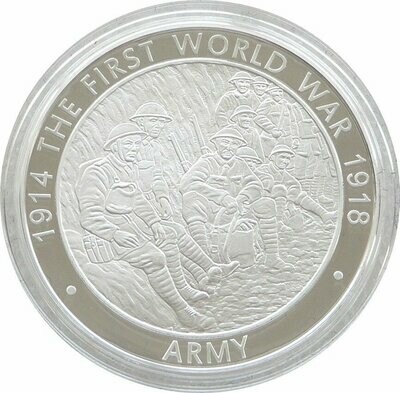 2016 First World War Army £5 Silver Proof Coin