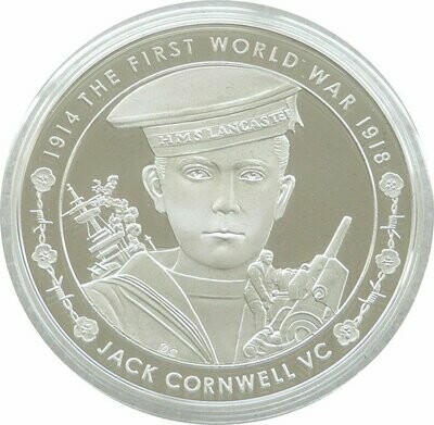 2016 First World War Jack Cornwell £5 Silver Proof Coin