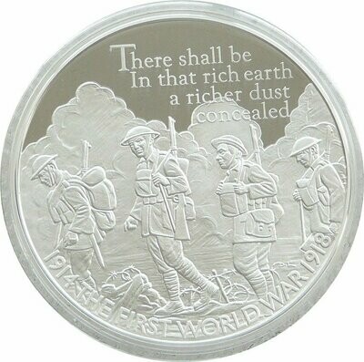 2016 First World War Poetry and Language £5 Silver Proof Coin
