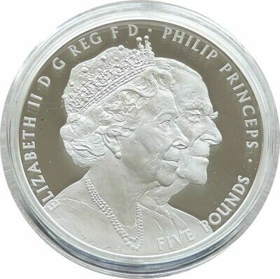 2017 Platinum Wedding £5 Silver Proof Coin Box Coa