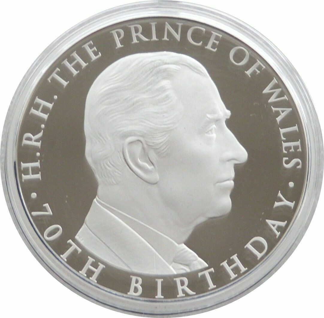 2018 Prince Charles of Wales £5 Silver Proof Coin Box Coa