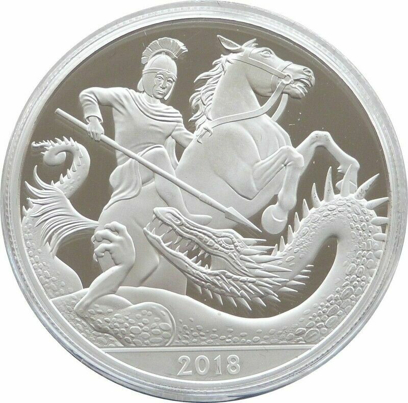 2018 Prince George 5th Birthday £5 Silver Proof Coin Box Coa