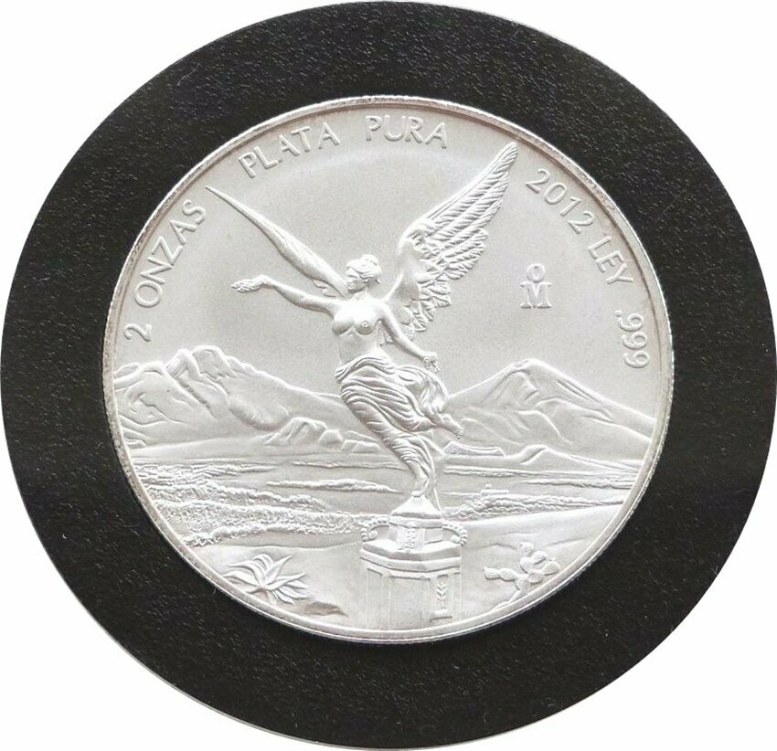 2012 Mexico Libertad Angel Silver 2oz Coin