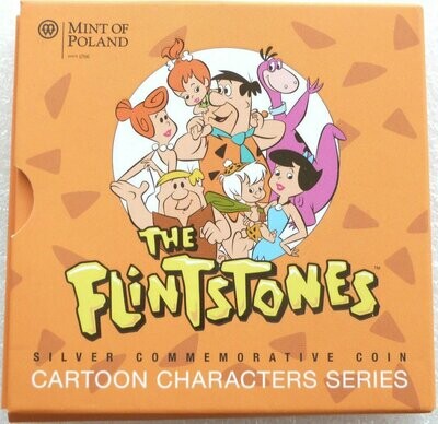 2014 Niue Cartoon Characters The Flintstones $1 Silver Proof Coin Pack