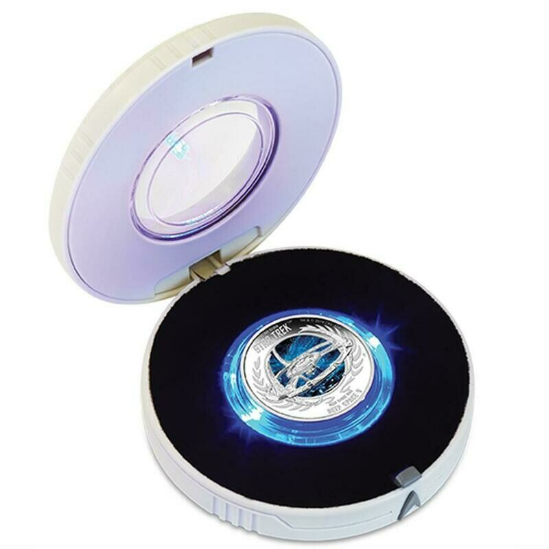 2015 Tuvalu Star Trek Deep Space Nine $1 Silver Proof 1oz Coin Box Coa