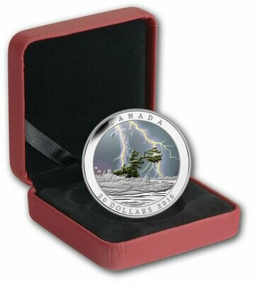 2015 Canada Weather Phenomenon Summer Storm $20 Silver Proof 1oz Coin Box Coa + Torch
