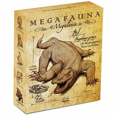 2014 Australia Megafauna Megalania $1 Silver Proof 1oz Coin Box Coa