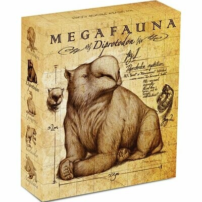 2014 Australia Megafauna Diprotodon $1 Silver Proof 1oz Coin Box Coa