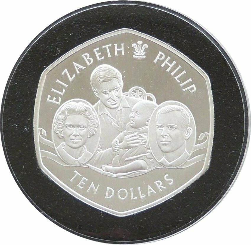 2007 Cayman Islands Diamond Wedding $10 Silver Proof Coin