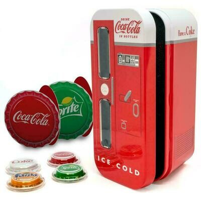 2020 Fiji Vending Machine Coca-Cola Coke Bottle Cap $1 Silver Proof 4 Coin Set Box Coa