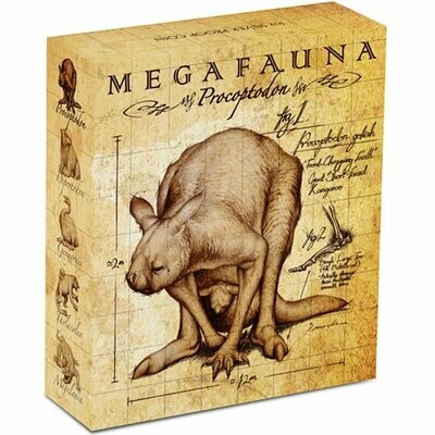 2013 Australia Megafauna Procoptodon $1 Silver Proof 1oz Coin Box Coa