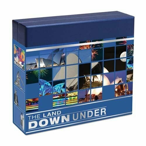 2013 Australia Land Down Under Sydney Opera House $1 Silver Proof 1oz Coin Box Coa