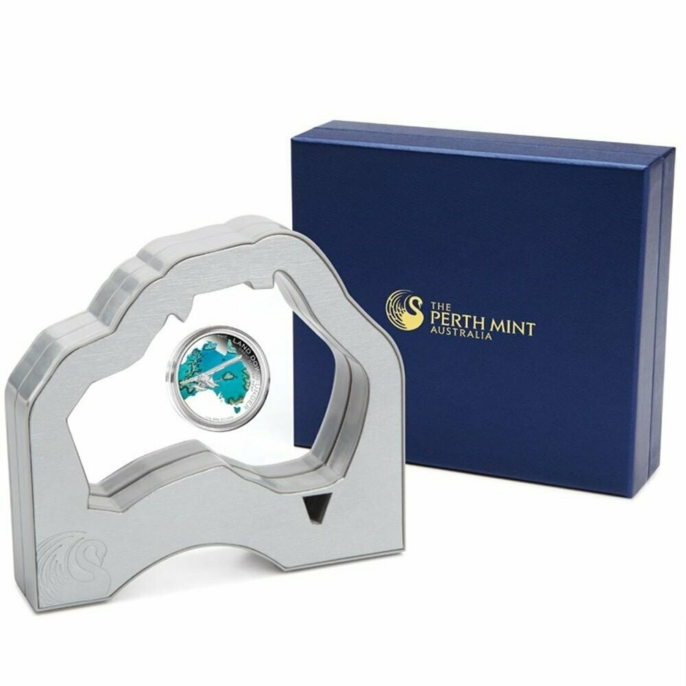 2014 Australia Land Down Under Great Barrier Reef $1 Silver Proof