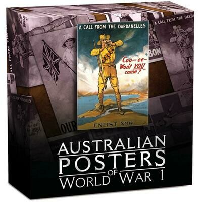 2014 Australia First World War Posters of Enlistment $1 Silver Proof 1oz Coin Box Coa