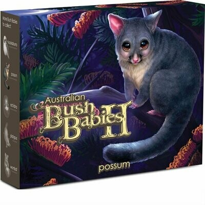 2013 Australia Bush Babies II Possum 50c Silver Proof 1/2oz Coin Box Coa