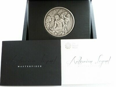 2012 Royal Mint Arthurian Legend Masterpiece Silver 8oz Medal