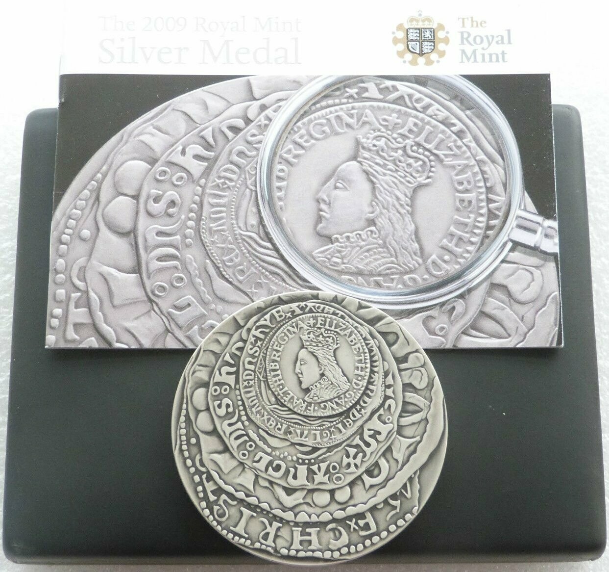 2009 Royal Mint Developments in Coinage Silver 5oz Medal Box Coa