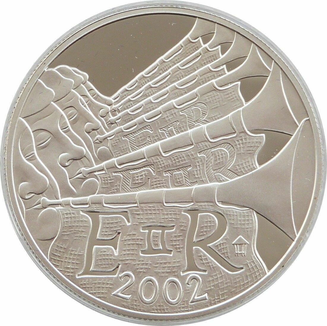 2002 Bermuda Golden Jubilee $5 Silver Gold Proof Coin