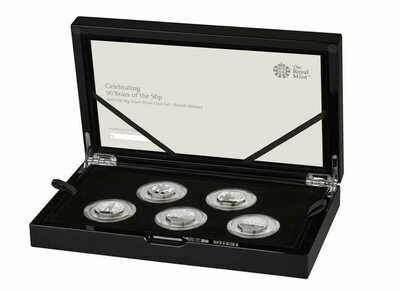2019 British Military 50p Silver Proof 5 Coin Set Box Coa
