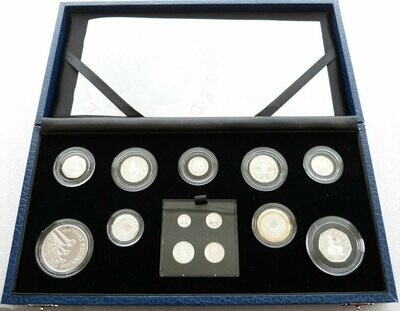 2006 Queens 80th Birthday Silver Proof 13 Coin Set Box Coa