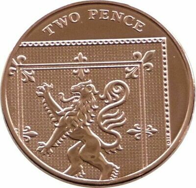2010 Royal Shield of Arms 2p Brilliant Uncirculated Coin