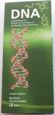 2003 DNA Double Helix £2 Brilliant Uncirculated Coin Pack