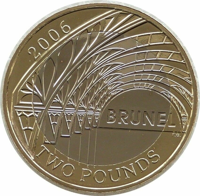 2006 Isambard Brunel His Achievements £2 Brilliant Uncirculated Coin